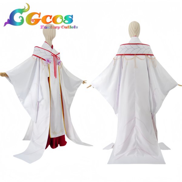 画像2: SummerPockets　鳴瀬しろは　巫女　コスプレ衣装 (2)