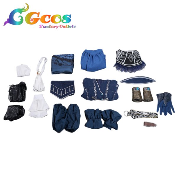 画像9: エルデンリング ナイトレイン　レディ　暗黒　コスプレ衣装 (9)