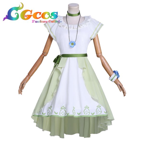 画像1: 葬送のフリーレン　フリーレン  KFCコラボ　コスプレ衣装 (1)