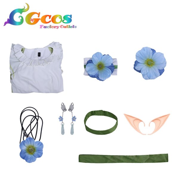 画像3: 葬送のフリーレン　フリーレン  KFCコラボ　コスプレ衣装 (3)