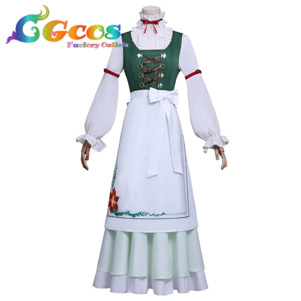 画像1: 葬送のフリーレン　フェルン  KFCコラボ　コスプレ衣装 (1)