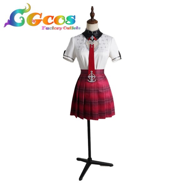 画像1: バーチャルYouTuber　VTuber　宝鐘マリン　生誕祭2025　制服　コスプレ衣装 (1)