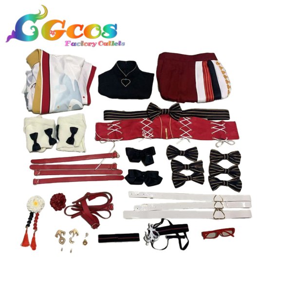 画像4: バーチャルYouTuber　VTuber　宝鐘マリン　生誕祭2025　和風　コスプレ衣装 (4)