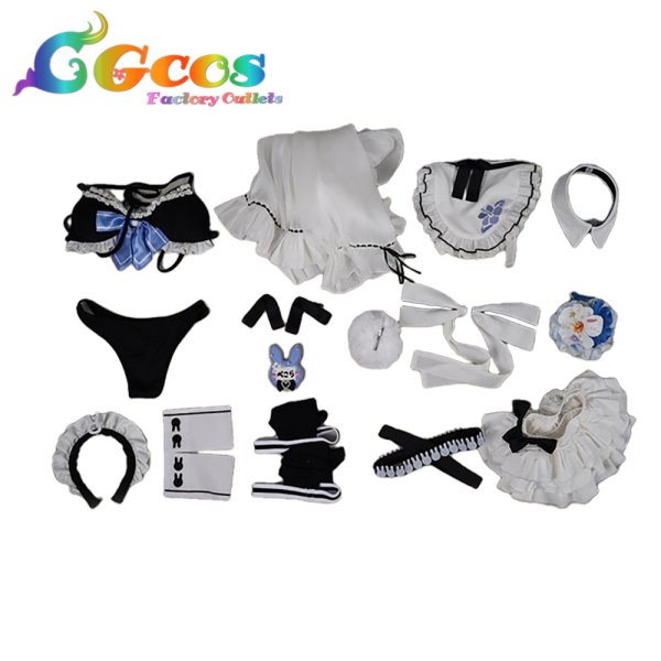 画像7: バーチャルYouTuber　VTuber　兎田ぺこら　ホロナツパラダイス　コスプレ衣装 (7)