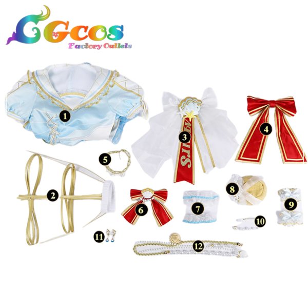 画像4: ラブライブ！サンシャイン!!　黒澤ダイヤ　黒澤ルビィ　桜内梨子　ラグジュアリークルーズ編　覚醒後　コスプレ衣装 (4)