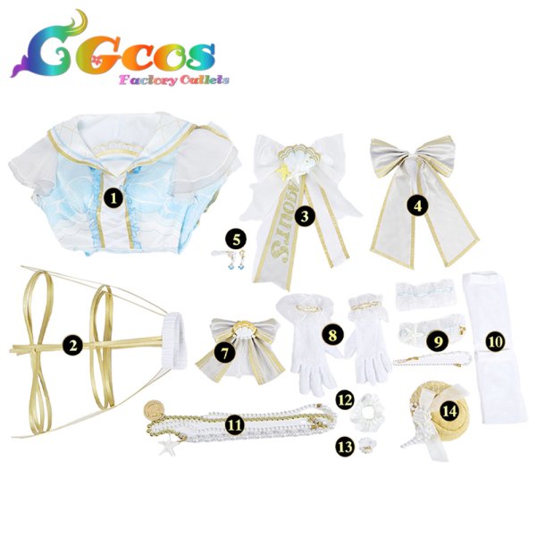 画像8: ラブライブ！サンシャイン!!　渡辺曜　小原鞠莉　津島善子　ラグジュアリークルーズ編　コスプレ衣装 (8)