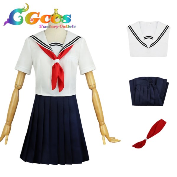 画像4: 私を喰べたい、ひとでなし　近江汐莉　社美胡　コスプレ衣装 (4)