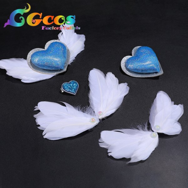 画像8: パンティ&ストッキングwithガーターベルト　ストッキング　天使　コスプレ衣装 (8)