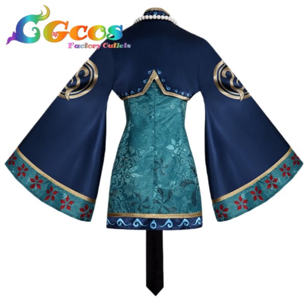 画像2: VOCALOID　初音ミク　キョンシー　コスプレ衣装 (2)