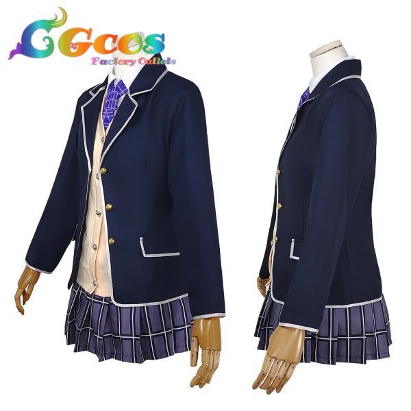 画像4: バーチャルYouTuber VTuber 樋口楓 通常 コスプレ衣装 (4)