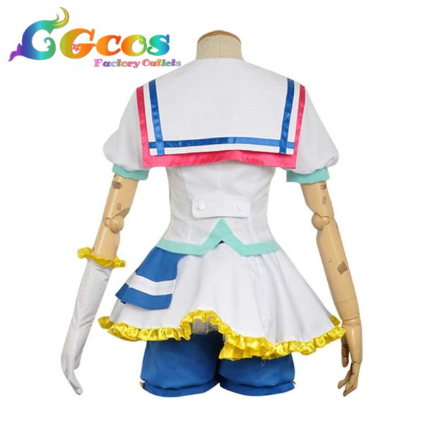 画像2: ラブライブ! School idol project サンシャイン!! Aqours(アクア) Sunshine! 青空Jumping Heart 国木田花丸 コスプレ衣装 (2)