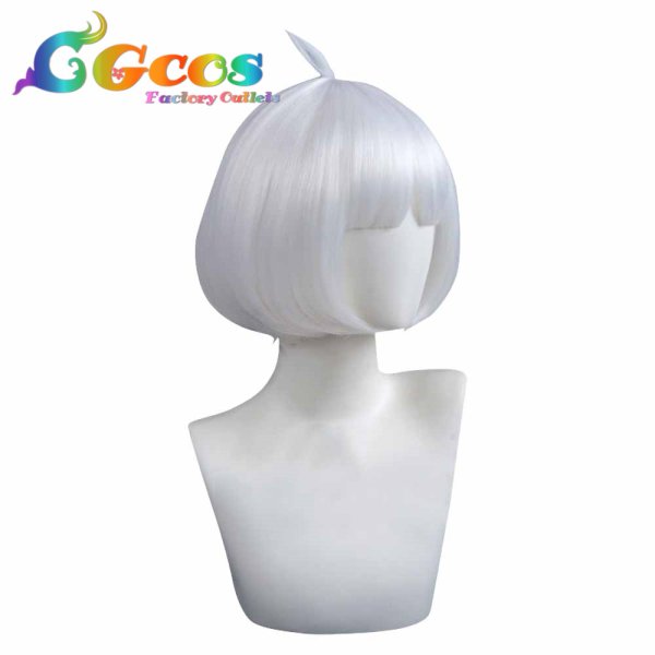 画像4: Sky 星を紡ぐ子どもたち ウィッグ シルバー Aバージョン コスプレ衣装 (4)