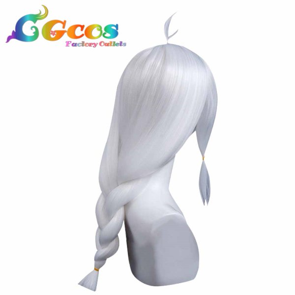 画像2: Sky 星を紡ぐ子どもたち ウィッグ シルバー Dバージョン コスプレ衣装 (2)