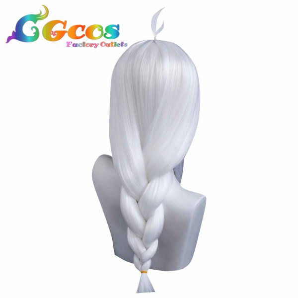 画像3: Sky 星を紡ぐ子どもたち ウィッグ シルバー Dバージョン コスプレ衣装 (3)