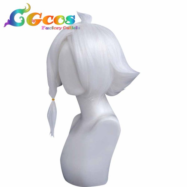 画像2: Sky 星を紡ぐ子どもたち ウィッグ シルバー Eバージョン コスプレ衣装 (2)
