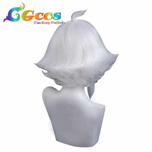 画像4: Sky 星を紡ぐ子どもたち ウィッグ シルバー Eバージョン コスプレ衣装 (4)