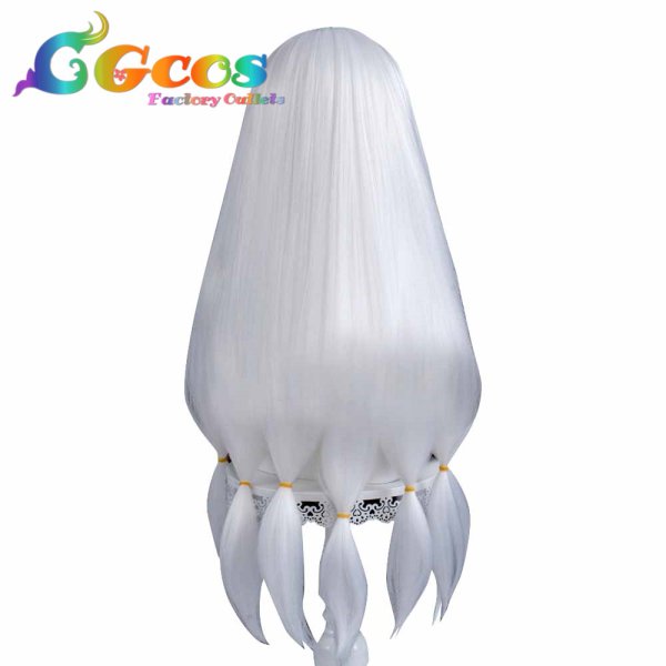 画像2: Sky 星を紡ぐ子どもたち　ウィッグ　シルバー　Jバージョン　コスプレ衣装 (2)