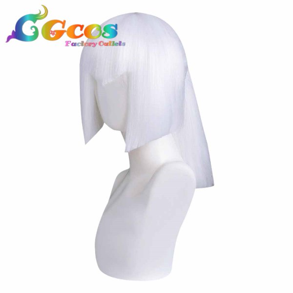画像2: Sky 星を紡ぐ子どもたち ウィッグ シルバー Oバージョン コスプレ衣装 (2)