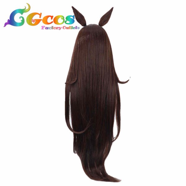 画像2: ウマ娘プリティーダービー ウィッグ シーキングザパール コスプレ衣装 (2)