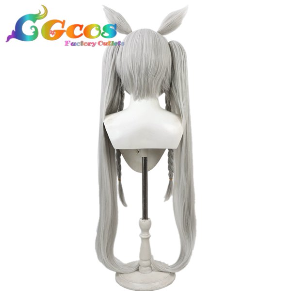 画像4: アズールレーン ウィッグ 朝凪 コスプレ衣装 (4)