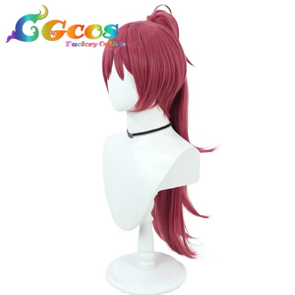 画像2: 魔法少女まどか☆マギカ ウィッグ 佐倉杏子 コスプレ衣装 (2)