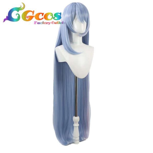 画像2: ブルーアーカイブ ウィッグ 蒼森ミネ コスプレ衣装 (2)