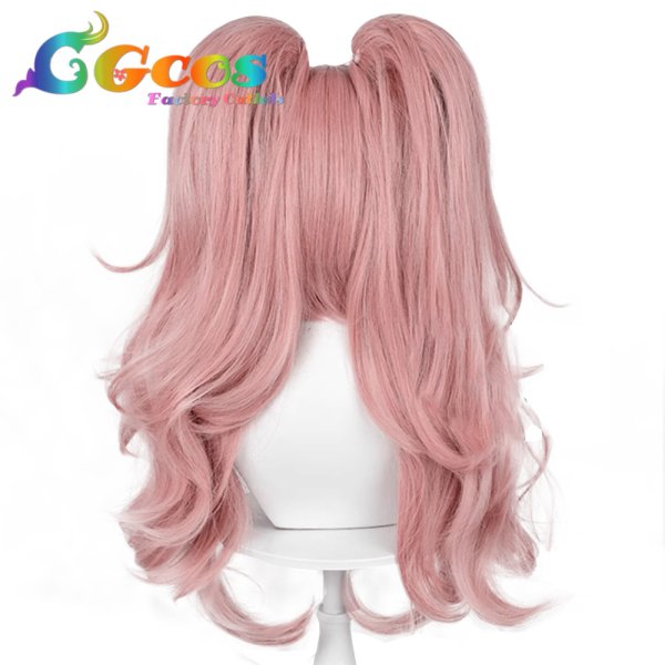 画像4: ダンガンロンパ 希望の学園と絶望の高校生 ウィッグ 江ノ島盾子 コスプレ衣装 (4)