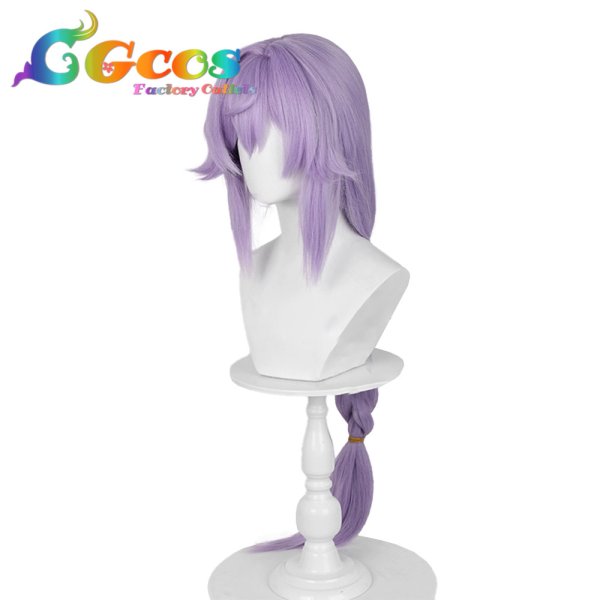 画像2: 崩壊:スターレイル ウィッグ 白珠 コスプレ衣装 (2)