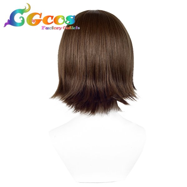 画像4: ペルソナ5 ウィッグ 新島真 コスプレ衣装 (4)