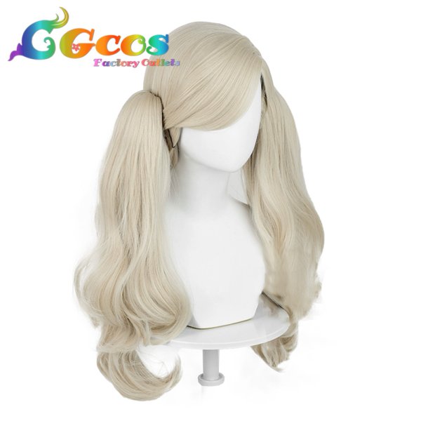 画像3: ペルソナ5 ウィッグ 高巻杏 コスプレ衣装 (3)