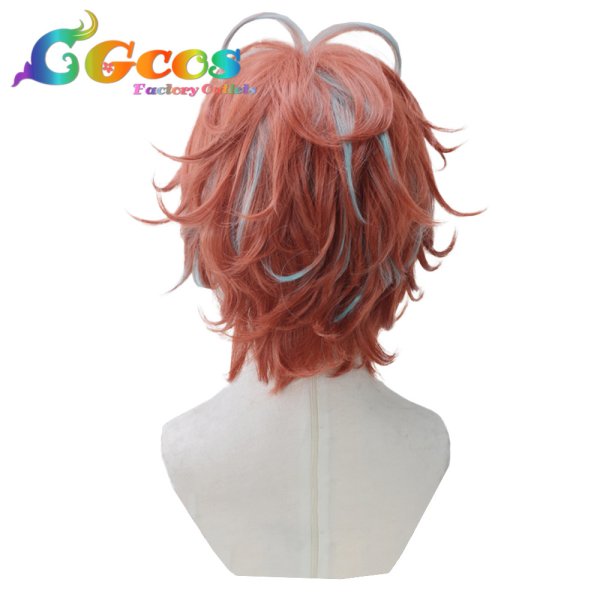 画像4: ヒプノシスマイク ウィッグ 観音坂独歩 コスプレ衣装 (4)