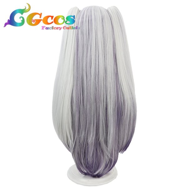 画像4: バーチャルYouTuber ウィッグ VTuber 東雪蓮 コスプレ衣装 (4)