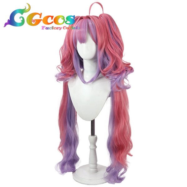 画像2: バーチャルYouTuber ウィッグ Vtuber 綺々羅々ヴィヴィ コスプレ衣装 (2)