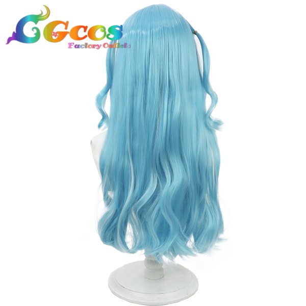 画像4: バーチャルYouTuber ウィッグ VTuber 白波らむね サブカルゲーマー コスプレ衣装 (4)