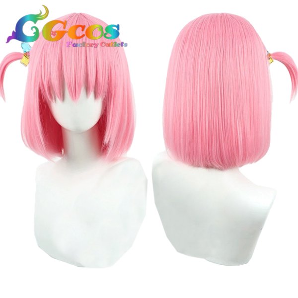 画像2: ぼっち・ざ・ろっく! ウィッグ 後藤ひとり コスプレ衣装 (2)