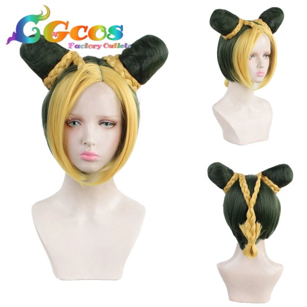 画像2: ジョジョの奇妙な冒険　ウィッグ　空条徐倫　コスプレ衣装 (2)