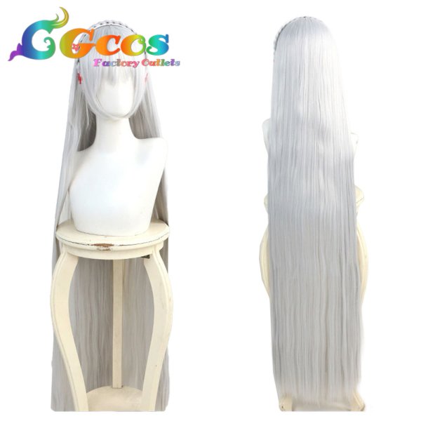 画像2: アークナイツ ウィッグ ワルファリン コスプレ衣装 (2)