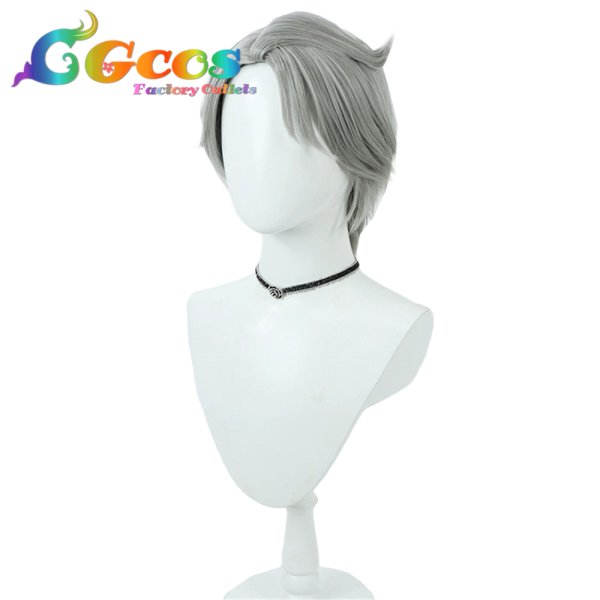 画像2: IdentityV 第五人格 ウィッグ 納棺師(イソップ・カール) ミニアクリルアート コスプレ衣装 (2)