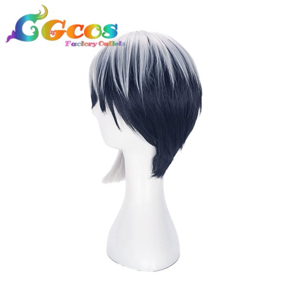 画像2: Dr.STONE ウィッグ あさぎりゲン コスプレ衣装 (2)