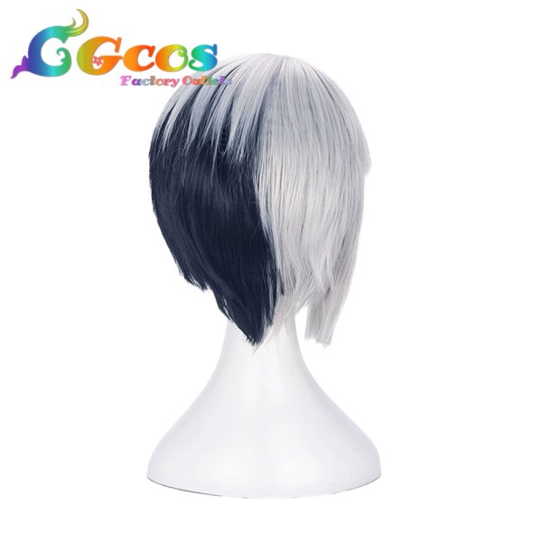 画像3: Dr.STONE ウィッグ あさぎりゲン コスプレ衣装 (3)