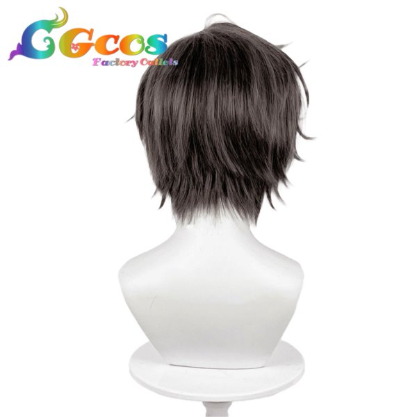 画像2: ヒプノシスマイク ウィッグ 入間銃兎 コスプレ衣装 (2)