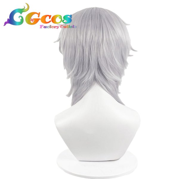 画像2: 文豪ストレイドッグス ウィッグ 福沢諭吉 コスプレ衣装 (2)