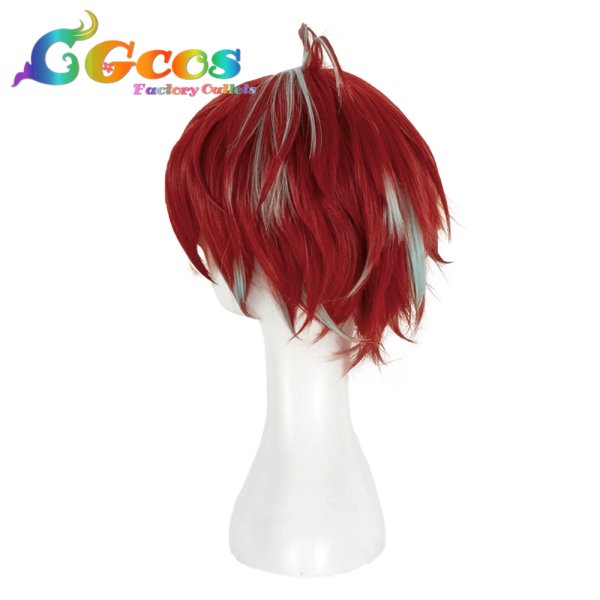 画像2: ヒプノシスマイク ウィッグ 観音坂独歩 コスプレ衣装 (2)