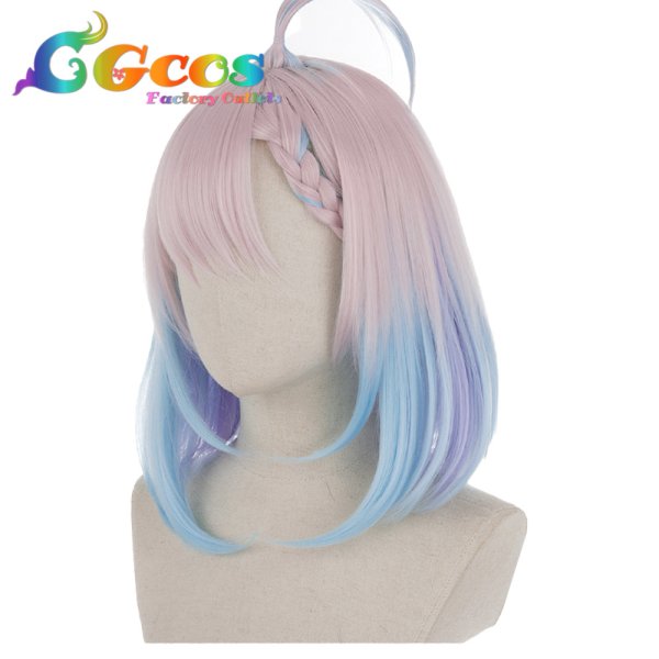 画像2: バーチャルYouTuber ウィッグ VTuber Enna Alouette(エナー・アールウェット) Queen of Spades コスプレ衣装 (2)