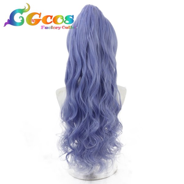 画像2: ドキドキ!プリキュア ウィッグ 菱川六花(キュアダイヤモンド) 変身後 コスプレ衣装 (2)