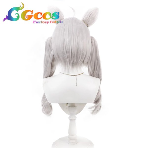 画像4: バーチャルYouTuber ウィッグ Vtuber 獅白ぼたん 地雷系衣装 コスプレ衣装 (4)