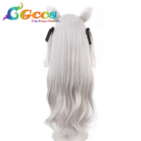 画像6: バーチャルYouTuber ウィッグ Vtuber 獅白ぼたん 地雷系衣装 コスプレ衣装 (6)