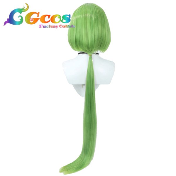 画像2: ずんだもん ウィッグ ずんだもん  コスプレ衣装 (2)