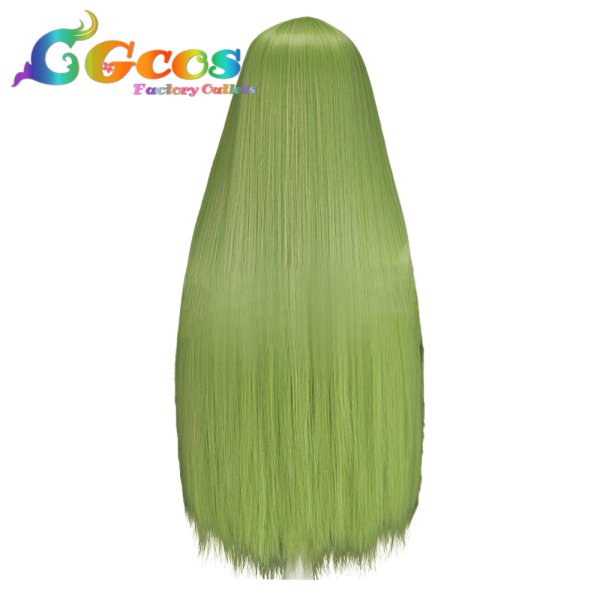 画像2: コードギアス 反逆のルルーシュ ウィッグ C.C. コスプレ衣装 (2)