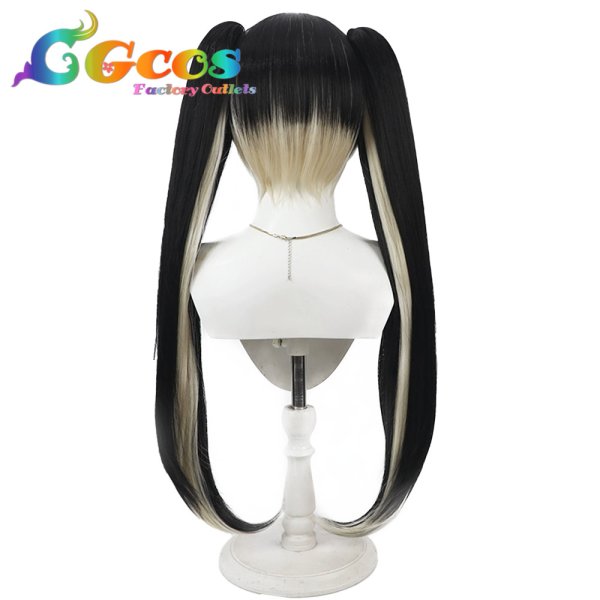 画像2: バーチャルYouTuber ウィッグ VTuber 儒烏風亭らでん MV衣装 コスプレ衣装 (2)